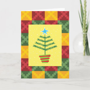 ursprünglicher Baum Feiertagskarte