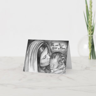 Ursprünglicher Bleistift, der Weihnachtskarte Feiertagskarte