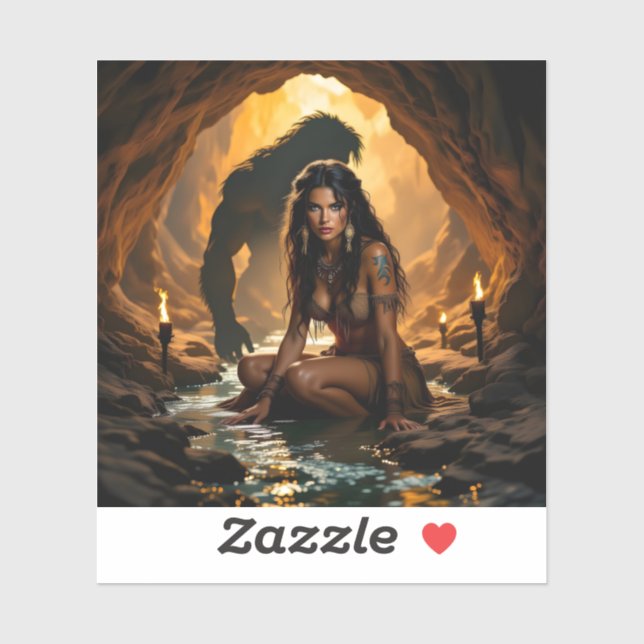 Ursprünglicher Höhlenbaum Nr. 5 (in Serie 14) Aufkleber (Blatt)