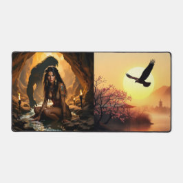 Ursprünglicher Höhlenbaum Nr. 5 (in Serie 14) Schreibtischunterlage