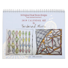 Ursprünglicher Kunst-Wandkalender Kalender