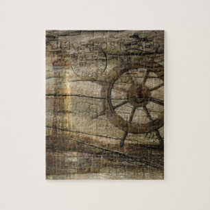 Ursprünglicher Küstenseehelm-Radleuchtturm Puzzle