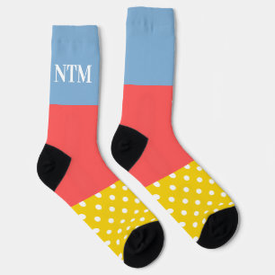 Ursprünglicher Mix und passende Farben und Polka-M Socken