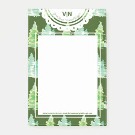 Ursprünglicher Name: Waterfarbene Bäume Post-it Klebezettel