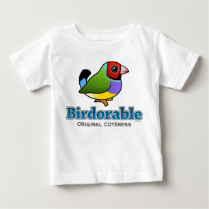 Ursprünglicher Niedlichkeit Gouldian Fink Baby T-shirt