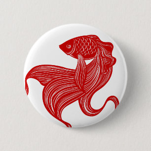 Ursprünglicher Schere-geschnittener Button