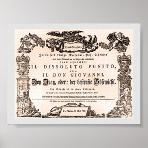 Ursprünglicher Spielplan, Wien-Premiere von Don Gi Poster