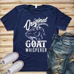 Ursprünglicher Ziegenflüsterer Ziegenliebhaber Bau T-Shirt