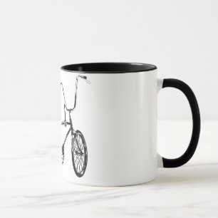 Ursprüngliches alte Schulfahrrad Tasse