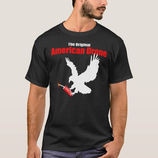 Ursprüngliches amerikanisches Drohne T-Shirt (Vorderseite)
