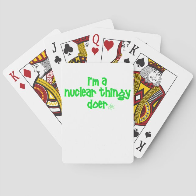 Ursprüngliches Atomdesign Spielkarten (Rückseite)