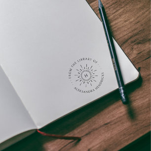 Ursprüngliches Buch für Sun Vintag Individuelle Na Gummistempel