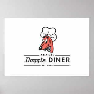 Ursprüngliches HÜNDCHEN-RESTAURANT Plakat