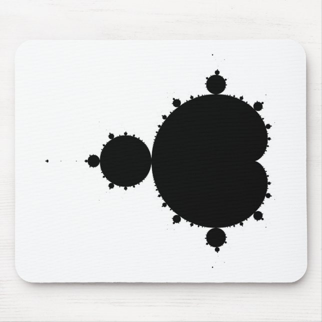 Ursprüngliches Mandelbrot Set 01 - Fraktal Mousepad (Vorne)