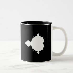 Ursprüngliches Mandelbrot Set 02 - Fraktal-Tasse Zweifarbige Tasse