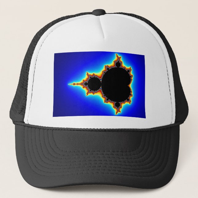 Ursprüngliches Mandelbrot Set 03 - Fraktal Truckerkappe (Vorderseite)