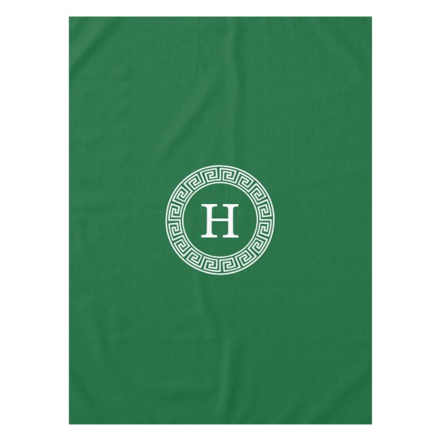 Ursprüngliches Monogramm für den Forest Grn mit gr Tischdecke (Vorderseite)