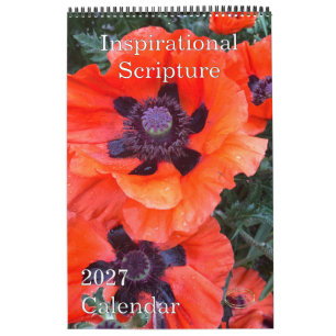 Ursprüngliches Naturfoto Bibelvers Geschäftslogo Kalender