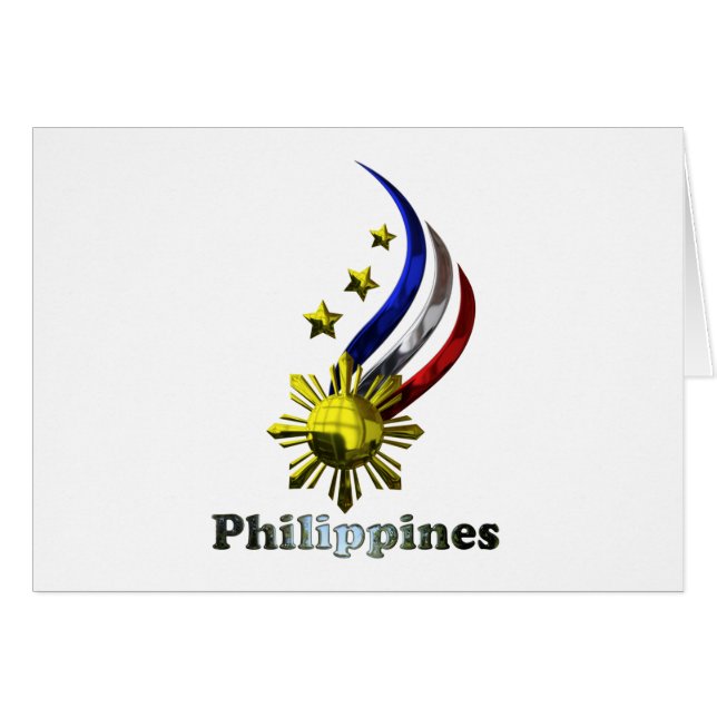 Ursprüngliches philippinisches Logo. Mabuhay (Vorderseite (Horizontal))