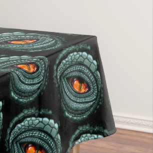 Ursprüngliches Reptilien-Raubtier-Auge Tischdecke
