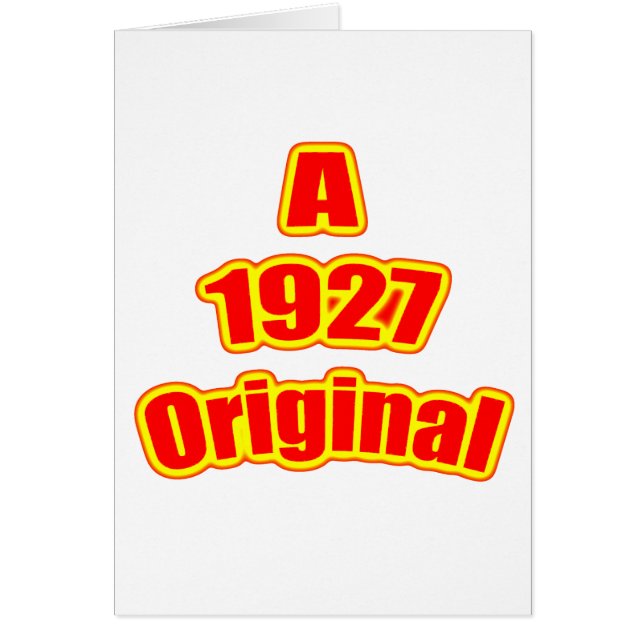 Ursprüngliches Rot 1927 (Vorne)