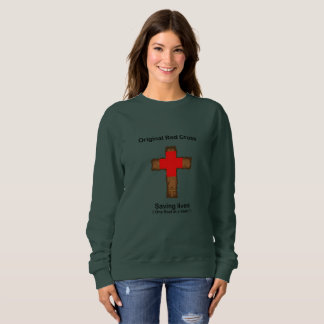 Ursprüngliches rotes Kreuz (Damen-Sweatshirt) Sweatshirt