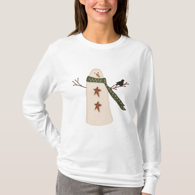Ursprüngliches Snowman Holiday Shirt (Vorderseite)