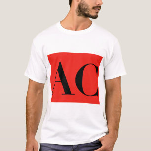 Ursprüngliches Wechselstrom-Kleidungs-Logo-Shirt T-Shirt