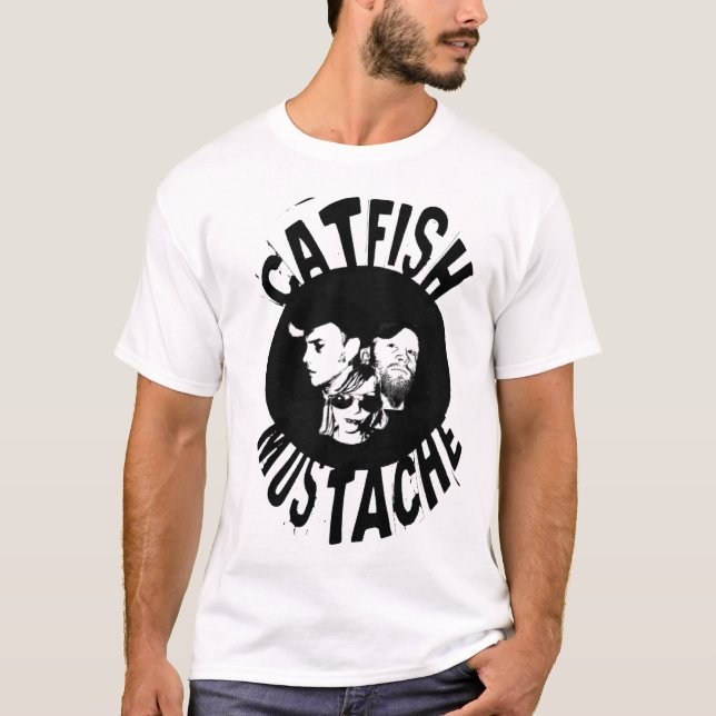 ursprüngliches Welsschnurrbartlogo T-Shirt (Vorderseite)