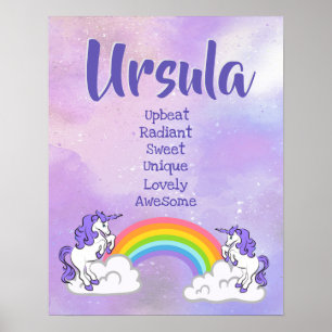 Ursula Name Poster