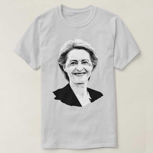 Ursula von der Leyen T-Shirt (Design vorne)