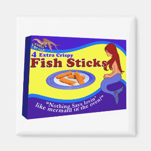 Ursulas Fisch-Stock-Magnet Magnet