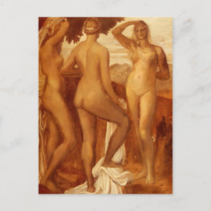 Urteil von Paris durch George Frederick Watts Postkarte