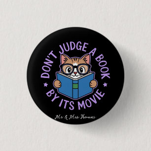 Urteile ein Buch nicht nach seinem Film, das Buch Button