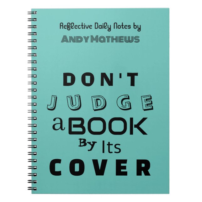 "Urteile ein Buch nicht nach seiner Cover," Aquama (Vorderseite)