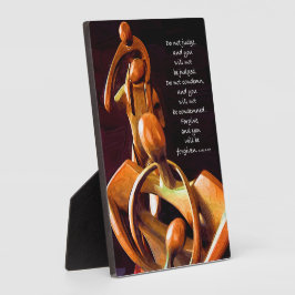 Urteile nicht über andere fotoplatte