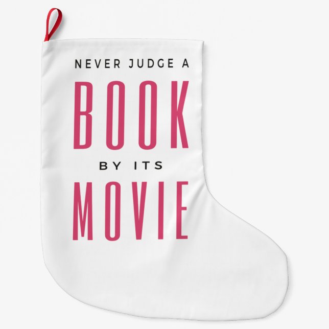 Urteile nie ein Buch nach seinem Film I Großer Weihnachtsstrumpf (Vorderseite)