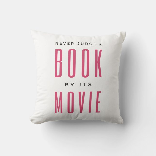 Urteile nie ein Buch nach seinem Film I Kissen (Vorderseite)