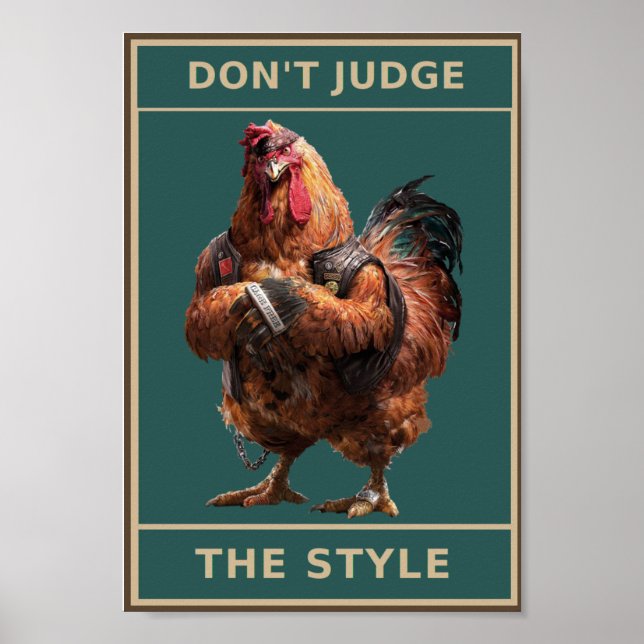 Urteilen Sie nicht über den Stil Poster (Vorne)