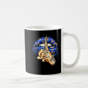 Urteilen Sie nicht, was Sie Autismus-Lippen nicht Kaffeetasse