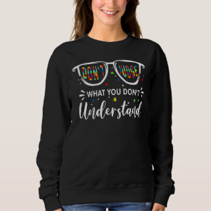 Urteilen Sie nicht, was Sie Autismus-Puzzle nicht Sweatshirt