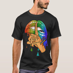 Urteilen Sie nicht, was Sie LGBT Pride L nicht ver T-Shirt