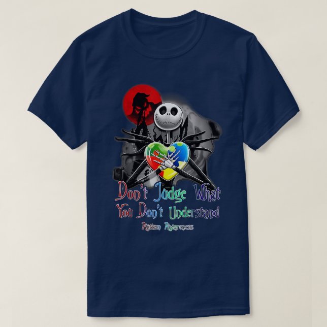 Urteilen Sie nicht, was Sie nicht verstehen, Skele T-Shirt (Design vorne)