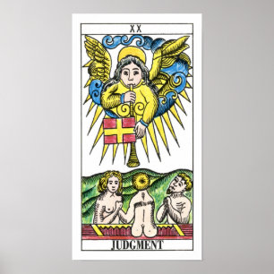 Urteilskarte Tarot Poster