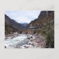 Urubamba Fluss Tal Bahn Cusco Peru