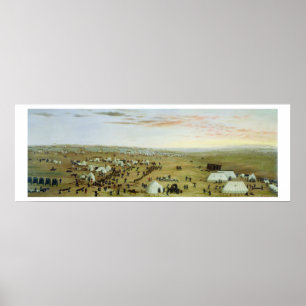 Uruguaiana Camp, Rio Grande, Brasilien Poster