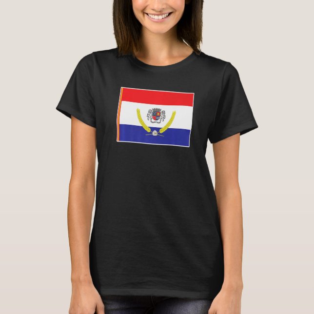 Uruguaiana Flag National pride  Souvenir T-Shirt (Vorderseite)
