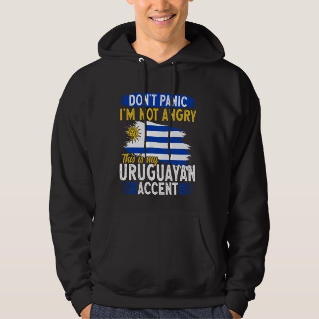 Uruguay Das ist meine uruguayische Akzent-Uruguay- Hoodie (Vorderseite)