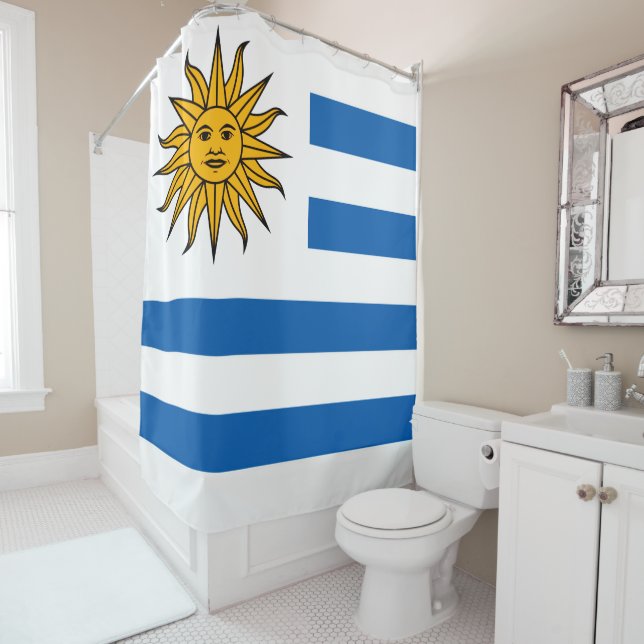 Uruguay Duschvorhang (Beispiel)