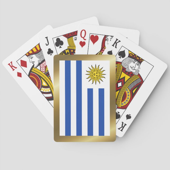 Uruguay Flag Spielkarten (Rückseite)